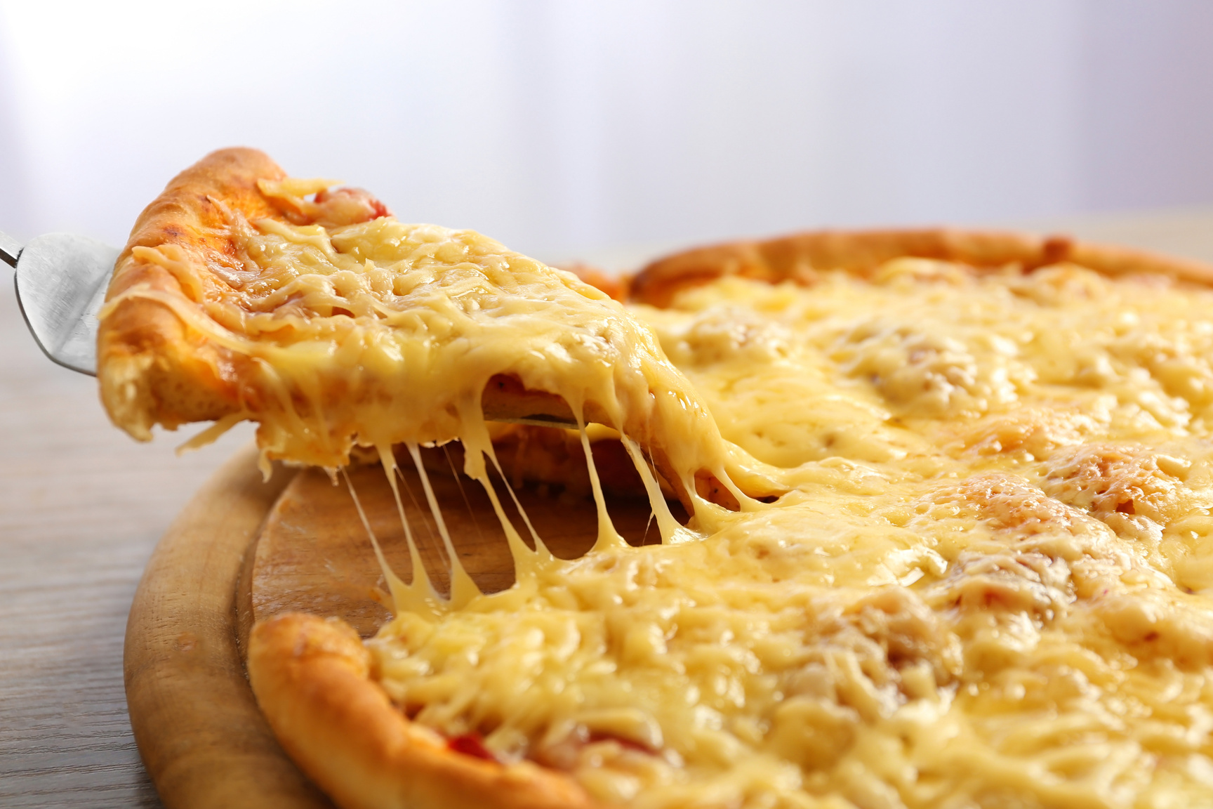 Cheesy Fresh Baked Pizza